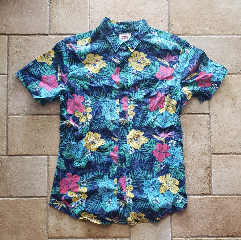 Levi mens tropical shirt